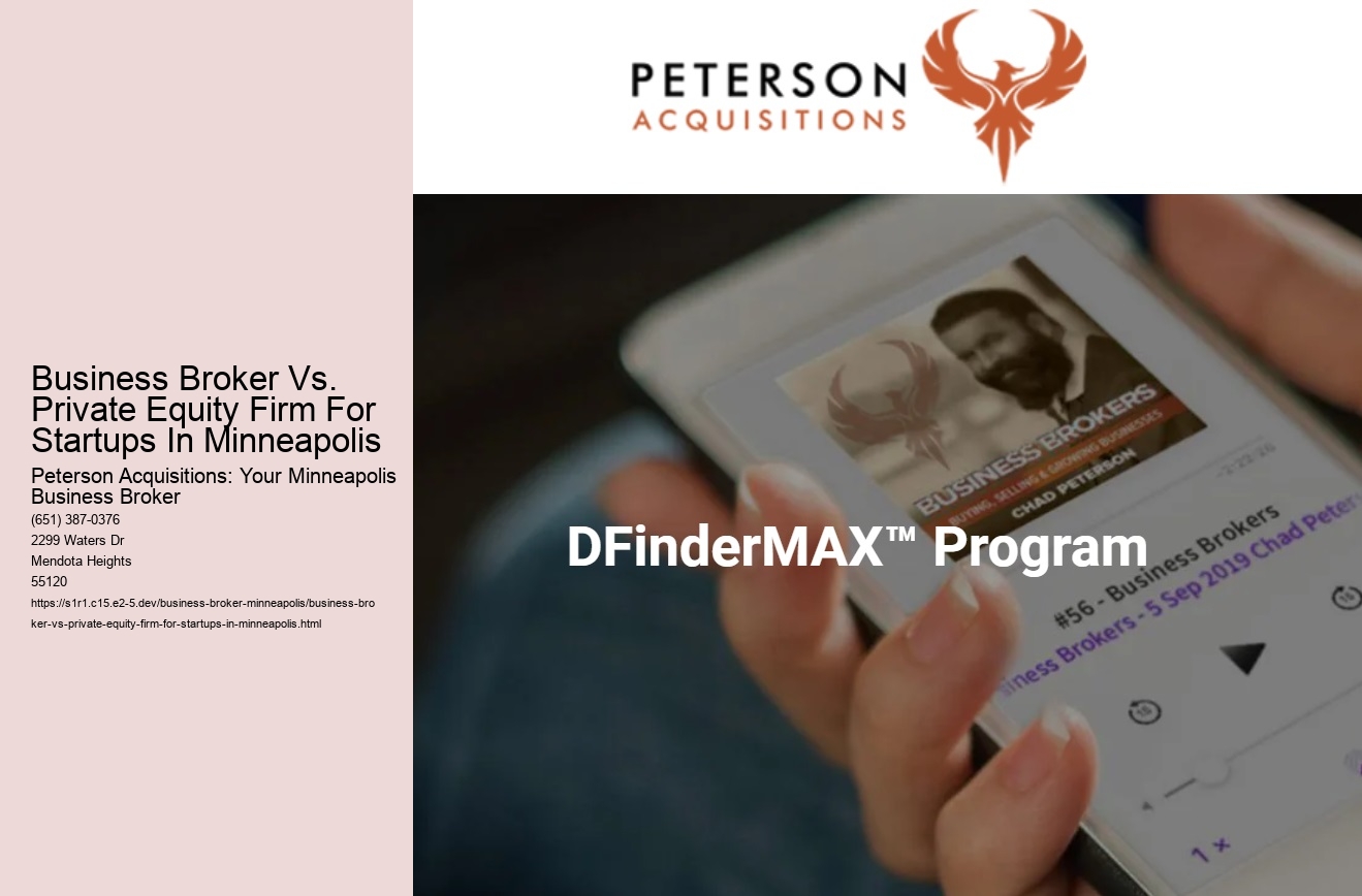 Business Broker Vs. Private Equity Firm For Startups In Minneapolis