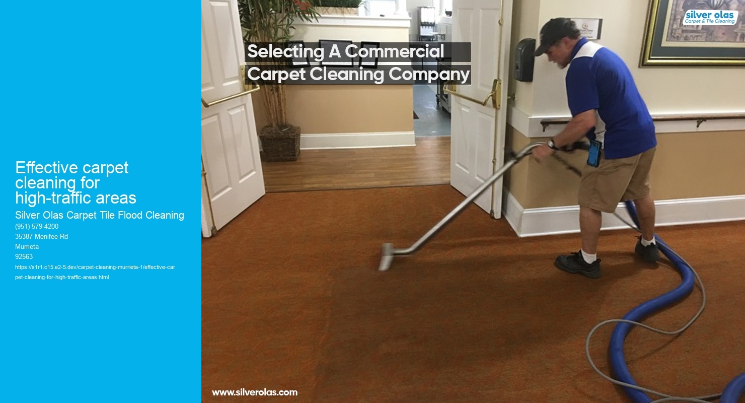 Effective carpet cleaning for high-traffic areas
