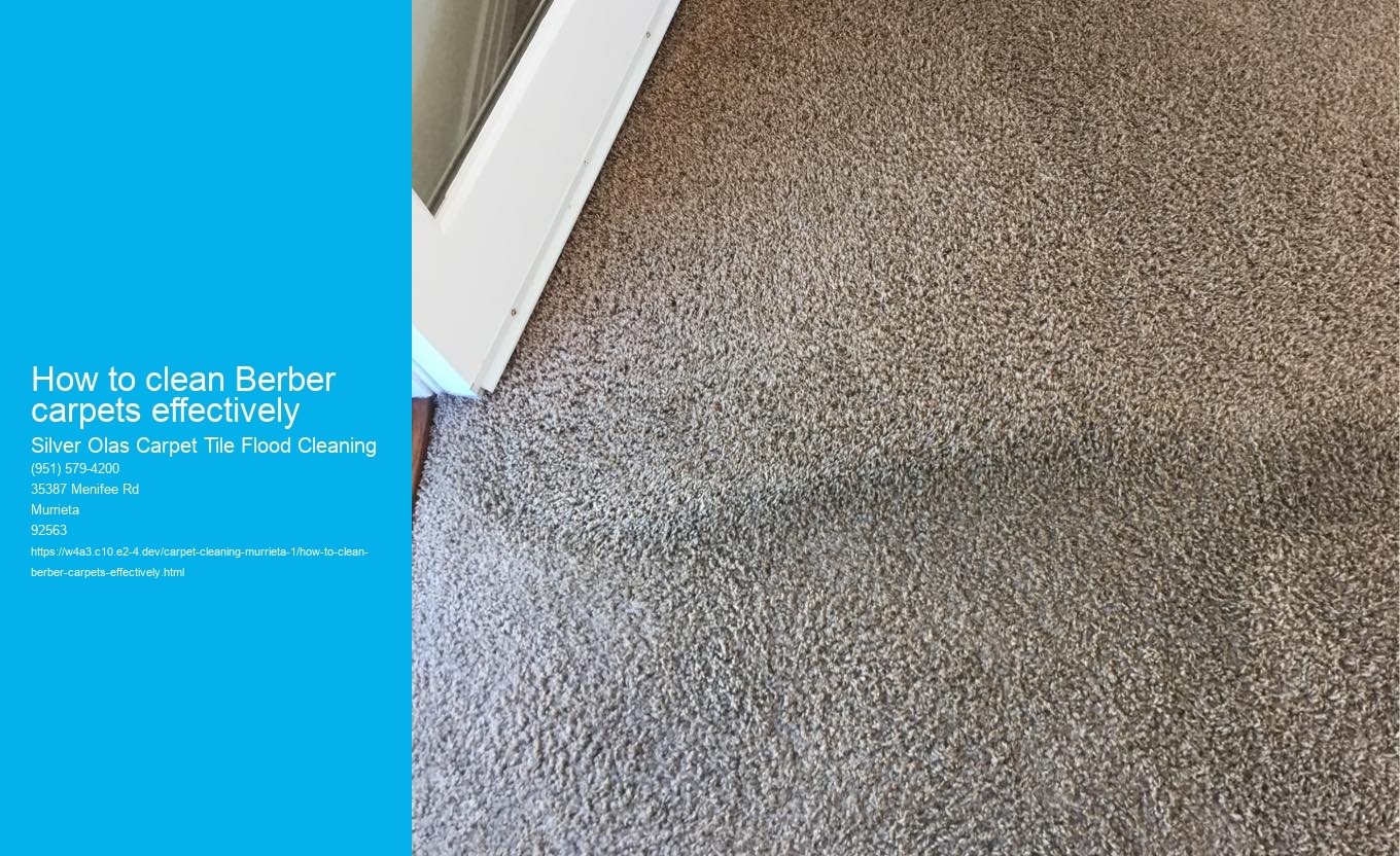 How to clean Berber carpets effectively